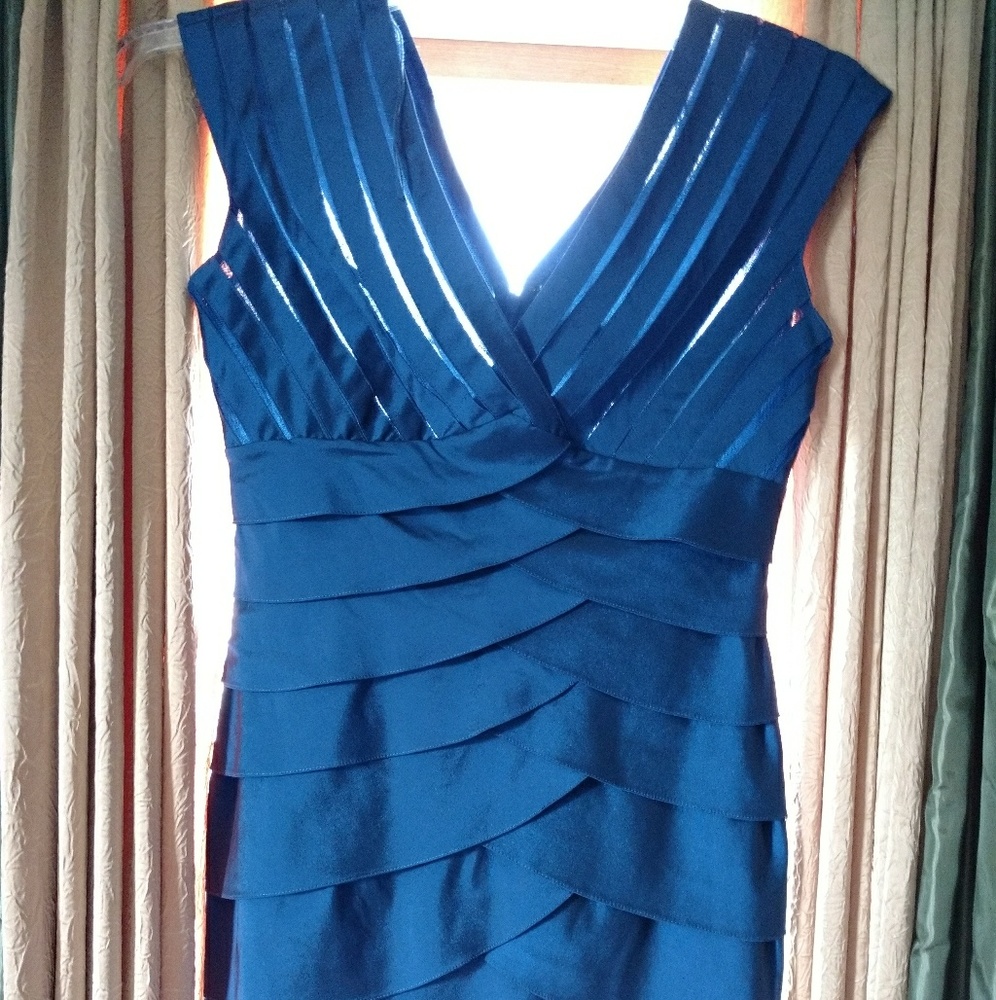 Designer dress above the knee